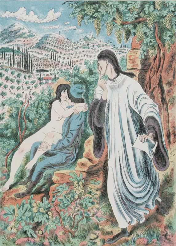 Illustration From The Decameron by Cyril Bouda